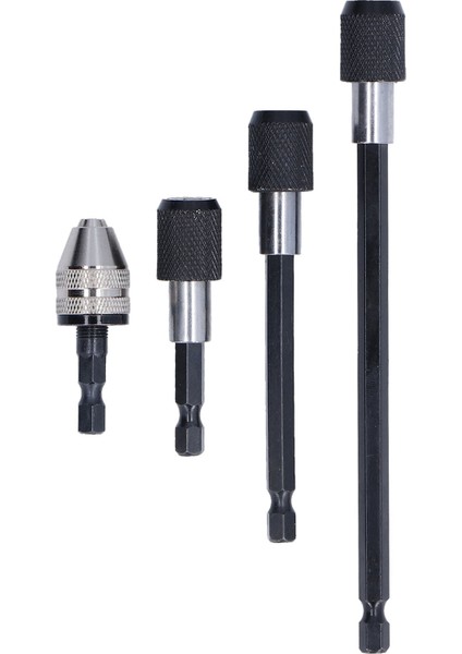 1/4in Altıgen Şaftlı Matkap Ucu Uzatma Seti Hızlı Mandrenli Elektrikli Alet Manyetik Adaptör Tutucu (Yurt Dışından)