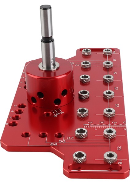 Raf Pim Menteşe Takımı 2'si 1 Arada Kendi Kendine Sıkıştırma Tüm Metal Dolap Donanım Aleti 7 Delme Ucuyla Matkap Kılavuzu (Yurt Dışından) fırsatları