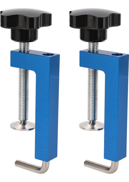 2 Adet Gönye Testereler Freze Masaları Masa Testereleri Ağaç Işleme Kelepçeleme Kareleri Sert Alüminyum Gövde Için Üniversal Çit Kelepçesi (Yurt Dışından) fiyatları