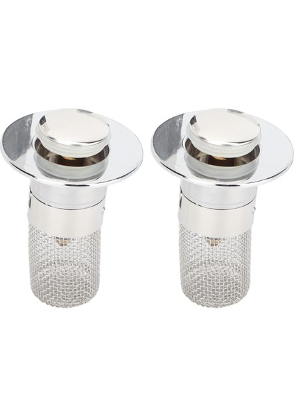 2 Adet Banyo Lavabo Tıkacı Saç Toplayıcı Yedek Pop Up Drenaj Filtre Süzgeci Çıkarılabilir Paslanmaz Çelik Sepetli (Yurt Dışından) fırsatları