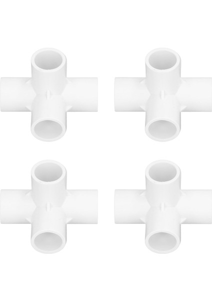 10 Adet Pvc Plastik Boru Bağlantısı 6 Yollu Boru Köşe Dirsek Bağlantı Parçaları 25MM Iç Çap Beyaz (Yurt Dışından) modelleri