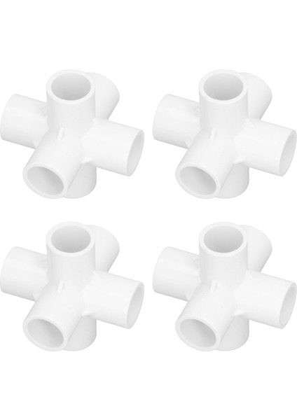 10 Adet Pvc Plastik Boru Bağlantısı 6 Yollu Boru Köşe Dirsek Bağlantı Parçaları 25MM Iç Çap Beyaz (Yurt Dışından) indirimleri