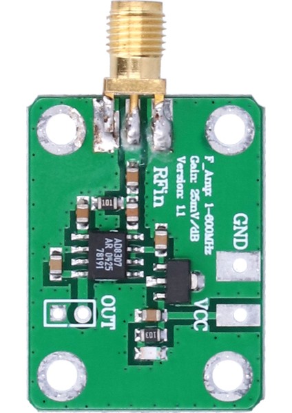 AD8307 Dedektör Modülü Rf Sinyal Güç Ölçer Logaritmik Algılama Bileşeni 1‑600MHZ (Yurt Dışından) fiyatları