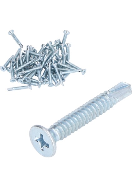 50 Adet Kendinden Delmeli Vida Çapraz Karbon Çelik 4.8X32MM Bağlantı Elemanı Seti Kiti Düz Başlı Onarım Için (Yurt Dışından) modelleri