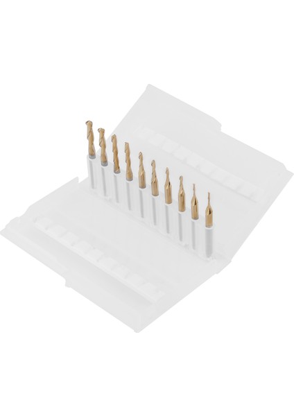 Titanyum Kaplamalı Küresel Burun Frezeleme Uçları 3.175MM Şaft 1*4/1.5*6/2*8/2.5*12/3.175*12MM (Yurt Dışından) fiyatları