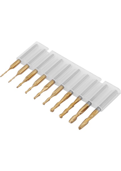 Titanyum Kaplamalı Küresel Burun Frezeleme Uçları 3.175MM Şaft 1*4/1.5*6/2*8/2.5*12/3.175*12MM (Yurt Dışından) modelleri