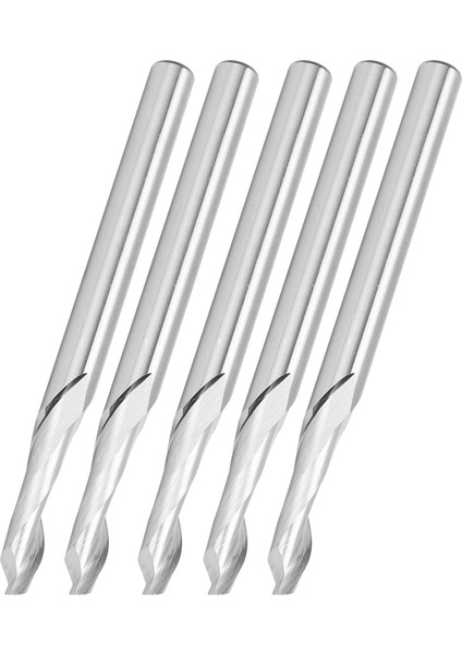 5 Adet Spiral Uçlu Freze Tek Flüt Gravür Ucu Yüksek Hızlı Çelik Freze Kesici 8X30X100X8 (Yurt Dışından) fiyatları