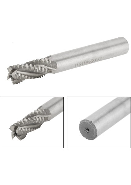 1 Adet Yüksek Hızlı Çelik 4 Kanallı Uçlu Freze Cnc Freze Kesici 10MM Çap x 75MM Uzunluk (Yurt Dışından) fiyatları