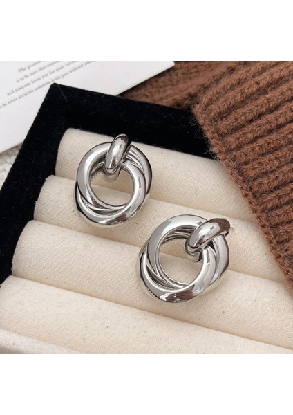 Basit, Çok Yönlü Niş Tasarım Küpeler Modadan Banliyö Küpelerine (Yurt Dışından)