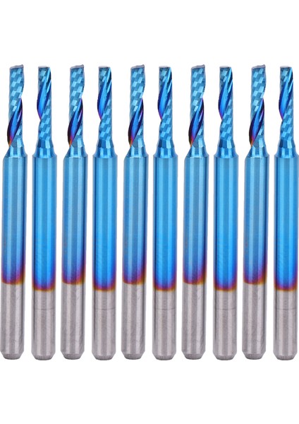 Spiral Freze Ucu Cnc Yönlendirici Takımı Karbür Tungsten Çelik Uç Frezeleme Donanım Aracı 3.175 x 17MM (Yurt Dışından)