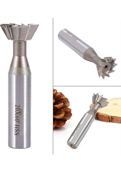 10-25MM 45°60°derece Hss Düz Şaft Kuyruklu Yuva Kesici Uç Freze Cnc Ucu (Yurt Dışından)