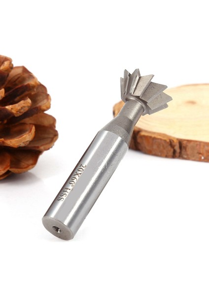 10-25MM 45°60°derece Hss Düz Şaft Kuyruklu Yuva Kesici Uç Freze Cnc Ucu (Yurt Dışından)