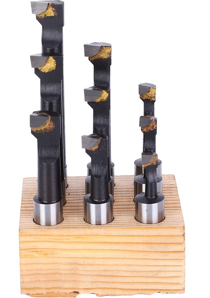 9 Adet Delme Çubuğu Seti 1/2" F1 Tipi Yüksek Hızlı Çelik Cnc Torna Tezgahı Takım Tutucu Tabanlı (Yurt Dışından)