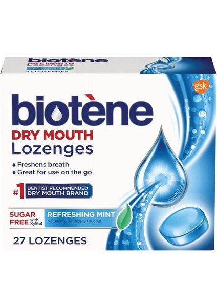 Dry Mouth Refreshing Mint 27 Lozenges