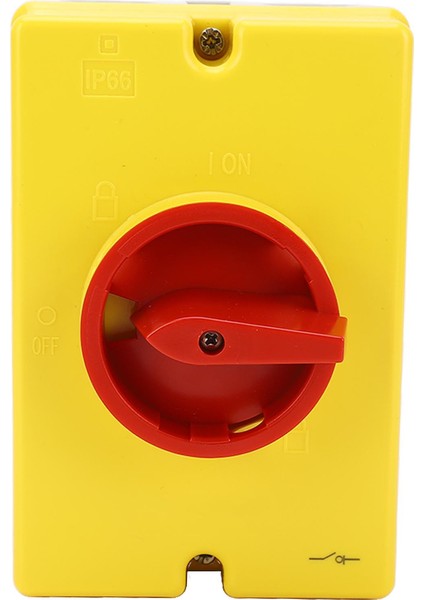 Güneş Bağlantı Kesme Anahtarı 4p 415V 25A Pv Izolasyon Anahtarı IP66 Su Geçirmez Kutu Dış Mekan Için (Yurt Dışından)