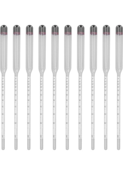 10 Adet Hidrometre Cam Bira Test Cihazı Şarap Ölçer Ölçüm Aleti Seti Kiti Evde Bira Yapımı Için 0-100 (Yurt Dışından) modelleri