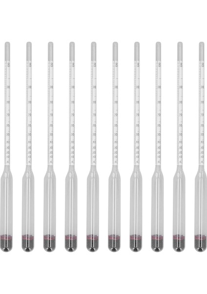 10 Adet Hidrometre Cam Bira Test Cihazı Şarap Ölçer Ölçüm Aleti Seti Kiti Evde Bira Yapımı Için 0-100 (Yurt Dışından) fırsatları