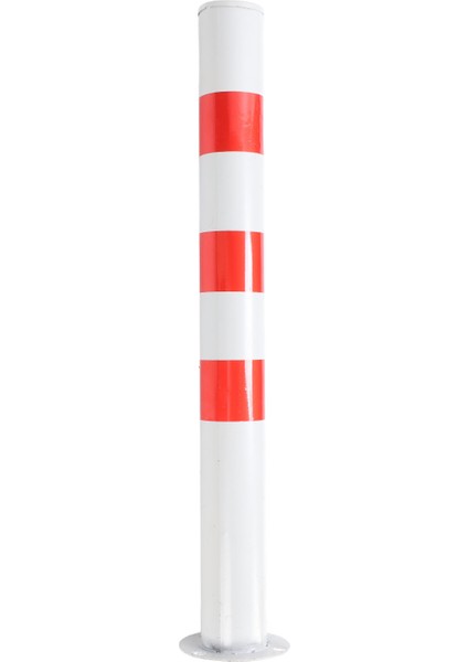 Güvenlik Direk Direği 29,5 Inç Yükseklik 3 Inç Çap Soğuk Haddelenmiş Çelik Park Bariyer Borusu Kırmızı ve Beyaz (Yurt Dışından) indirimleri