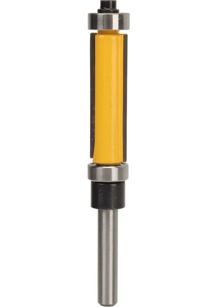 Ahşap Işleme Için Flush Trim Freze Ucu 1/4in Yuvarlak Şaft Çift Rulmanlı Karbür Kesici Alet (Yurt Dışından)