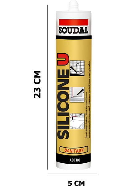 Şeffaf Silikon 280 gr 2 ADET