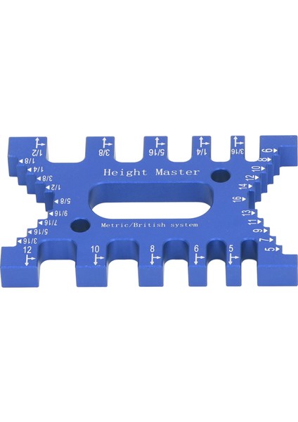 Kuyruklu Jig Tenon Kumpası Yüksek Doğruluk Lazer Terazileri Marangozluk Freze Testeresi Ahşap Işçiliği Için Ölçüm Cetveli Mavi (Yurt Dışından)