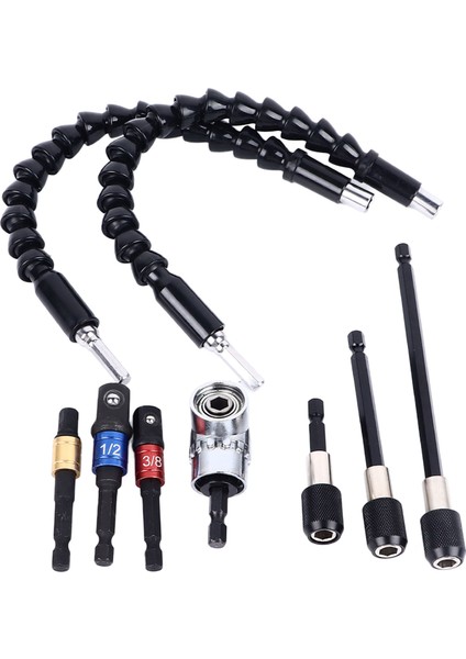 Matkap Ucu Uzatma Seti Çok Işlevli Hızlı Bağlantı Evrensel Esnek Şaft Uç Tutucu Seti Araba Ev Onarımı Için (Yurt Dışından) modelleri