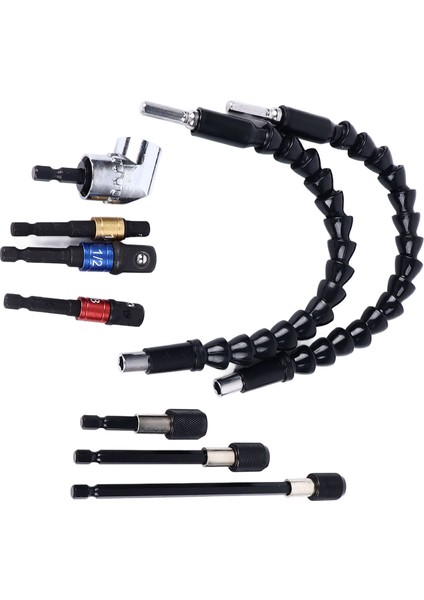 Matkap Ucu Uzatma Seti Çok Işlevli Hızlı Bağlantı Evrensel Esnek Şaft Uç Tutucu Seti Araba Ev Onarımı Için (Yurt Dışından) fırsatları