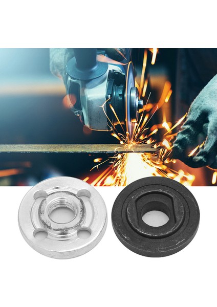 1 Çift Elektrikli Açı Taşlama Makinesi Yedek Bağlantı Parçası Iç Dış Flanş Seti (F3) (Yurt Dışından) indirimleri