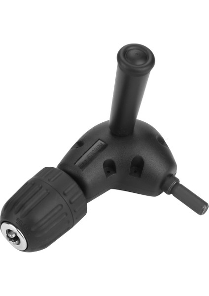3/8" Dik Açı Adaptörü 90 Derece Elektrikli Matkap Aparatı 9,5 mm Yuvarlak Şaft Anahtarsız Mandren (Yurt Dışından)
