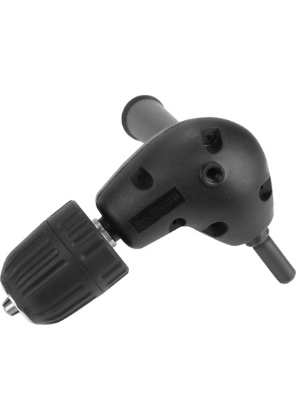 3/8" Dik Açı Adaptörü 90 Derece Elektrikli Matkap Aparatı 9,5 mm Yuvarlak Şaft Anahtarsız Mandren (Yurt Dışından)