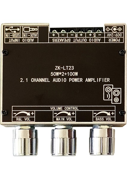Amplifikatör Kartı Ses Ayarlanabilir 2.1 Kanal Bluetooth Ses Amp Modülü Ses Optimizasyonu Için (Yurt Dışından)