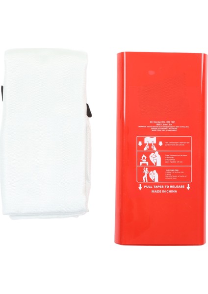 Yangın Battaniyesi Fiberglas Yangına Dayanıklı 550℃ Yangın Söndürücü Acil Durum Için Bastırma Battaniyesi (Yurt Dışından)