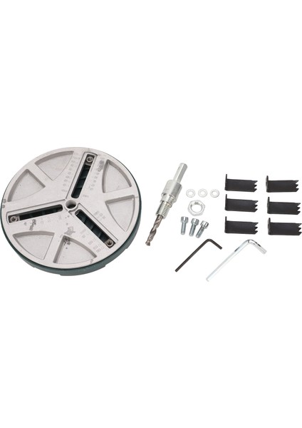 Ayarlanabilir Delme Testeresi Matkap Aleti Yuvarlak Delik Kesici Ucu Karbür 90 Derece Dikey Bıçak (Yurt Dışından)