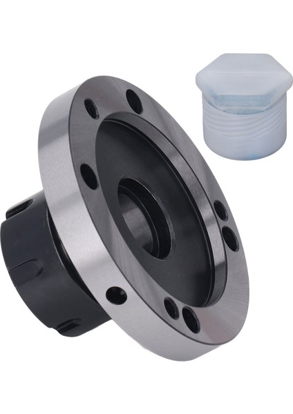 Collet Chuck Yuvarlak Taban 7 Montaj Deliği 100MM Çap Karbon Çelik Cnc Freze Torna Tezgahı Için (Yurt Dışından)