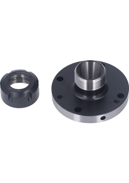 Collet Chuck Yuvarlak Taban 7 Montaj Deliği 100MM Çap Karbon Çelik Cnc Freze Torna Tezgahı Için (Yurt Dışından)