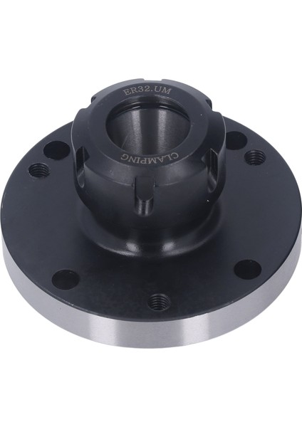 Collet Chuck Yuvarlak Taban 7 Montaj Deliği 100MM Çap Karbon Çelik Cnc Freze Torna Tezgahı Için (Yurt Dışından)