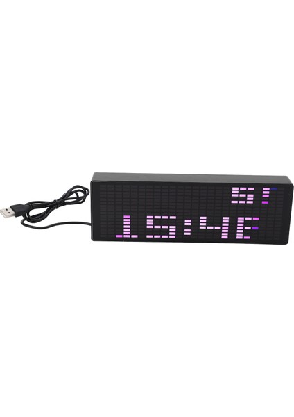 Müzik Spektrum Ekranı 384 Rgb LED 20 Dinamik Efekt 7 Renk Efekti Müzik Spektrum Analizörü Göstergesi 5V (Yurt Dışından) modelleri