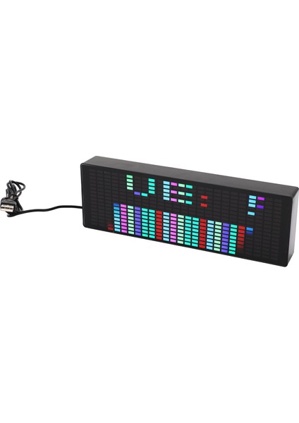 Müzik Spektrum Ekranı 384 Rgb LED 20 Dinamik Efekt 7 Renk Efekti Müzik Spektrum Analizörü Göstergesi 5V (Yurt Dışından) fırsatları