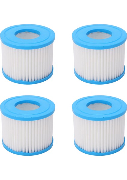 4 Adet Spa Filtre Kartuşu 104MM Od 52MM Id 80MM Yükseklik Aksesuar Seti Kiti Pompa Havuzu Için (Yurt Dışından)