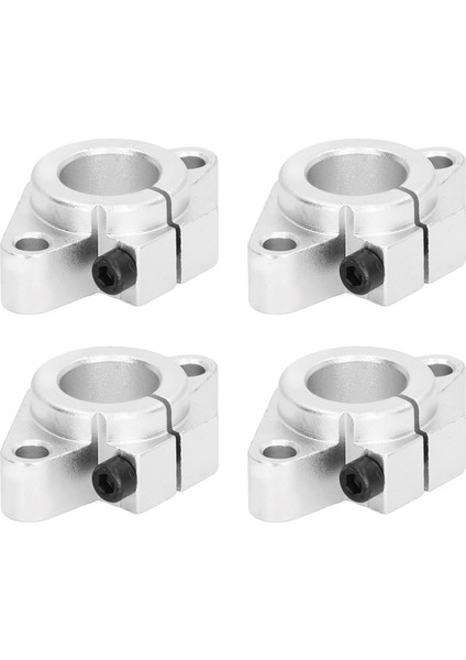 4 Adet Ray Kılavuz Destek Alüminyum Alaşımlı Doğrusal Hareket Ray Şaft Braketi Hassas Ekipmanlar Için SHF25 (Yurt Dışından) fırsatları