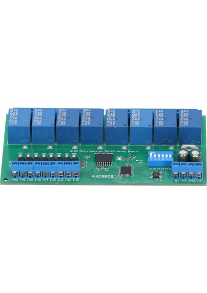 Röle 8 Giriş 8 Çıkış RS485 DIN35 Ray Kutusu Kabuk Plc Genişleme Kartı 24V N4D8B08 (Yurt Dışından) fiyatları