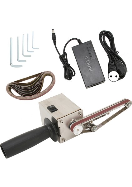 Bant Zımpara Mini Elektrikli Ayarlanabilir El Tipi Taşlama Makinesi Parlatma Makinesi Ac 110‑240V Dıyeu Fişi 795 (150W) (Yurt Dışından)