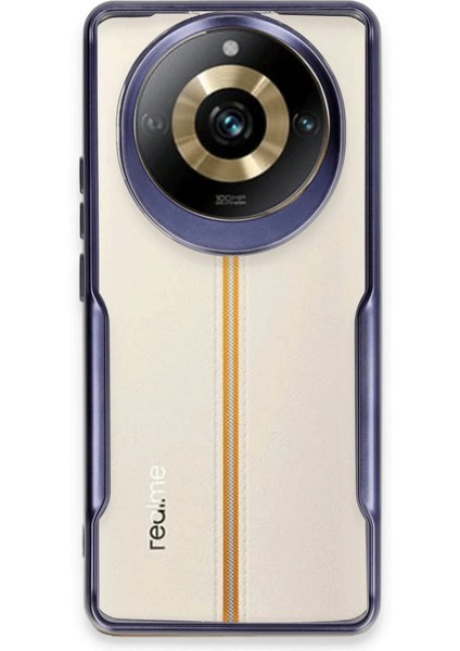 Realme 11 Pro Kılıf Boyi Silikon Kapak - Lacivert Drstr