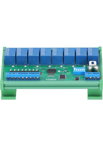 Ray Kutusu Röle 8 Giriş 8 Çıkış Modülü DIN35 Plc Genişleme Kartı Kabuklu RS485 12V (Yurt Dışından) fiyatları