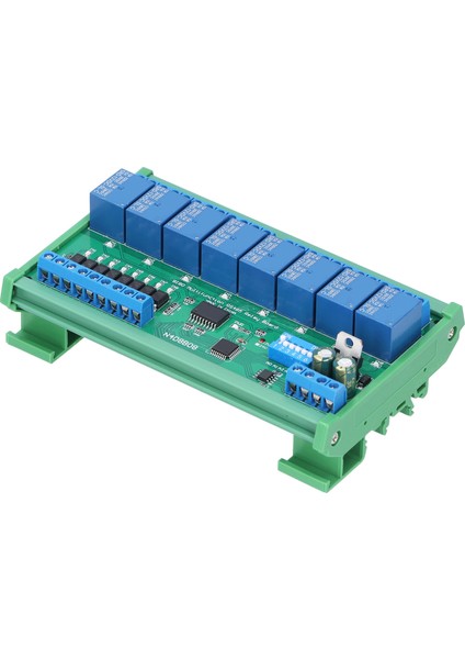 Ray Kutusu Röle 8 Giriş 8 Çıkış Modülü DIN35 Plc Genişleme Kartı Kabuklu RS485 12V (Yurt Dışından) modelleri