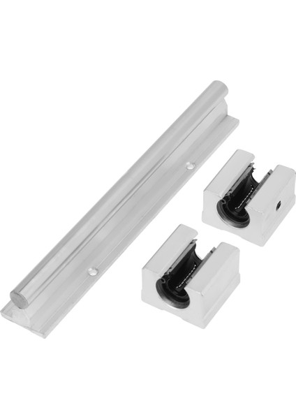 2 Adet SBR12 200MM Lineer Kızak Kılavuz Şaft Rayı 4 Adet SBR12UU Rulman Bloğu Cnc Parçaları (Yurt Dışından)