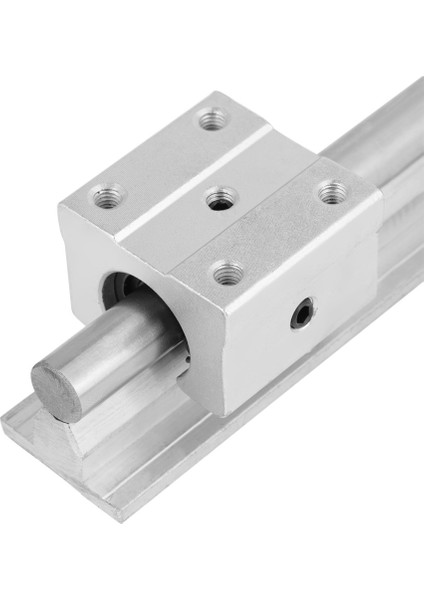 2 Adet SBR12 200MM Lineer Kızak Kılavuz Şaft Rayı 4 Adet SBR12UU Rulman Bloğu Cnc Parçaları (Yurt Dışından)