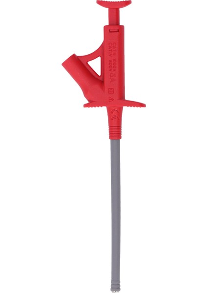 Test Kancası Klips Bağlantı Kabloları Kurşun Multimetre Otomatik Akım Esnek J.30042 4mm Muz Jakı (Kırmızı) (Yurt Dışından)