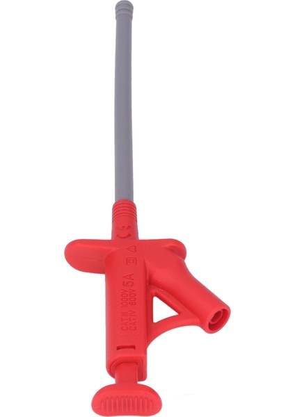 Test Kancası Klips Bağlantı Kabloları Kurşun Multimetre Otomatik Akım Esnek J.30042 4mm Muz Jakı (Kırmızı) (Yurt Dışından) modelleri