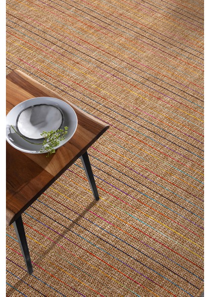 Lilette 6721 Naturel Jüt Halı Örme Kilim Salon Oturma Odası Halısı Iç Dış Mekan Kilim LILETTE_6721 indirimleri
